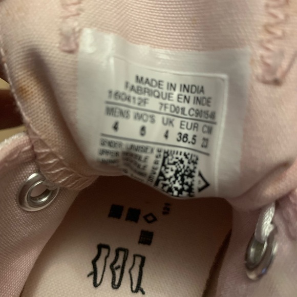 All Stars Converse Pink Velour Ribbon Laces 4 New - Picture 3 of 3